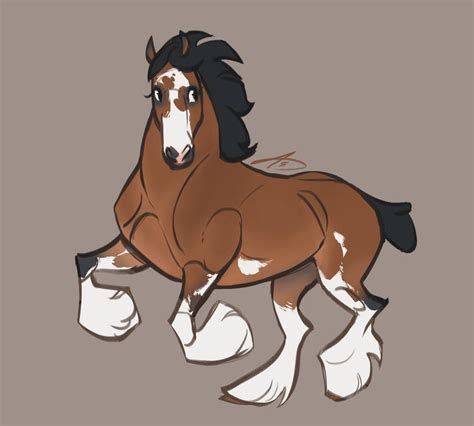 Speedy Clydesdale by Anonymous-Shrew on DeviantArt