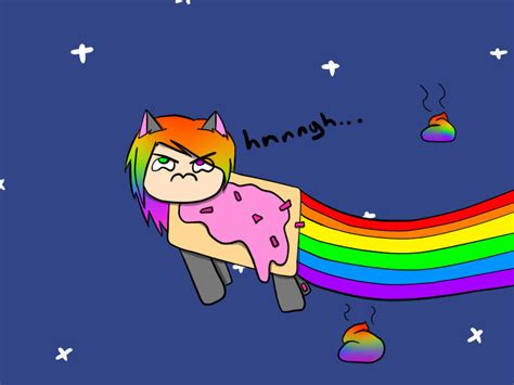 Nyan Cat Poop! by pokemichit on DeviantArt