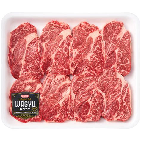 H-E-B American Style Wagyu Beef Chuck Eye Steak - Thick Cut Value Pack
