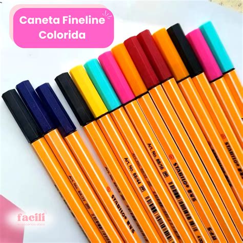 Kit De Canetas Coloridas Baratas - 7