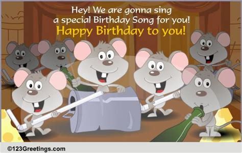 Free Email Birthday Cards Funny with Music A Special Birthday song Free ...