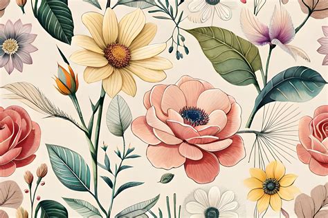 Floral Pattern Graphic by 1xMerch · Creative Fabrica