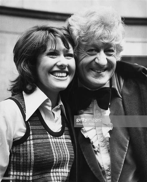 News Photo : English actors Jon Pertwee and Elisabeth Sladen