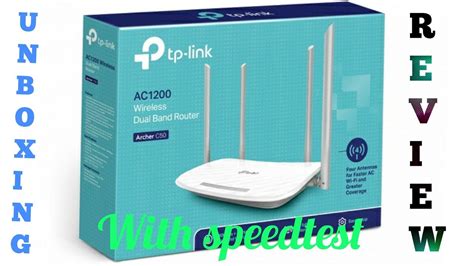TP-Link Archer C5 V4 Unboxing & Speed Test - YouTube