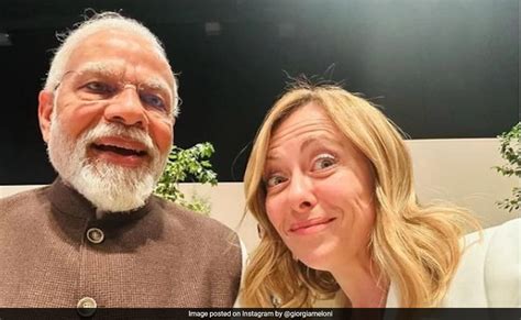 "Meeting Friends Always A Delight": PM Modi On Selfie With Giorgia Meloni