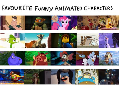 Favourite Funny Animated Characters by JustSomePainter11 on DeviantArt