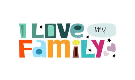 I Love My Family Stock Illustrations – 746 I Love My Family Stock ...
