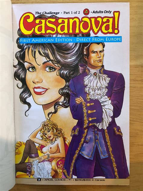 CASANOVA! #1 (1991) RARE HTF Adult Comic Aircel | Comic Books - Copper