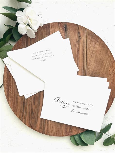 Envelope Printing Wedding Invitation Printing Modern - Etsy