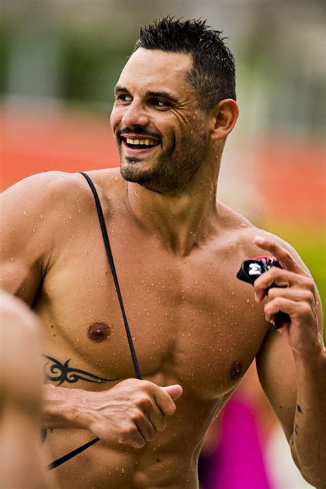 Photo : Florent Manaudou lors des championnats de France de Natation à