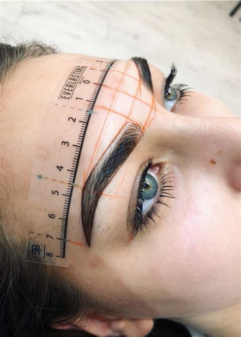 Эскиз бровей | Microblading, Permanent makeup eyebrows, Microblading ...