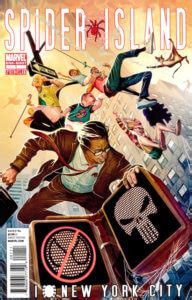 spider island  love  york city punisher comics