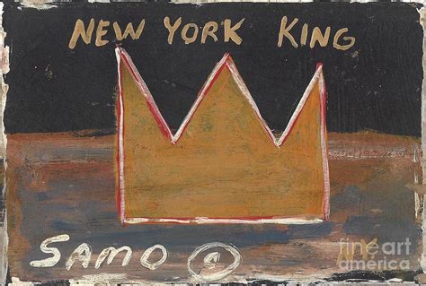 Jean Michel Basquiat, Painting Crown, Painting by Jean Michel Basquiat ...