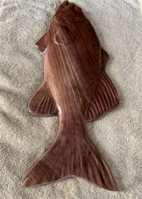 Fish Decor Wood Carving Wood Carving Wall ArtWood Carving | Etsy