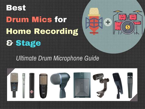 mics  recording drums studio stage