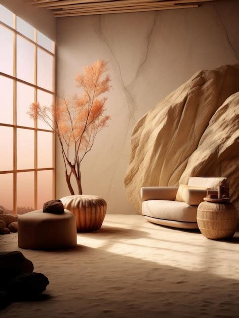 Premium AI Image | furniture design various photos of a living room in ...