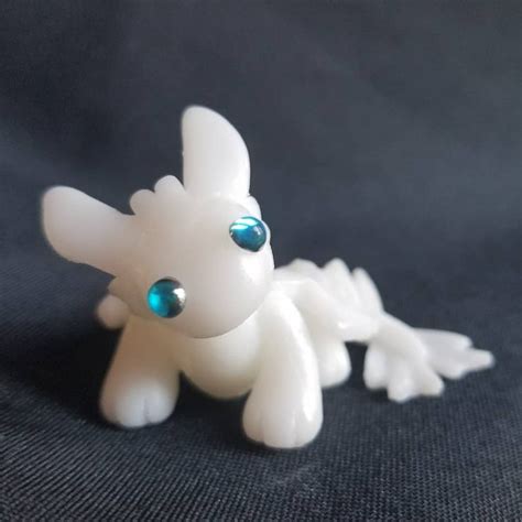 Light Fury Figure Light Fury Dragon Cute Light Fury Gift | Etsy