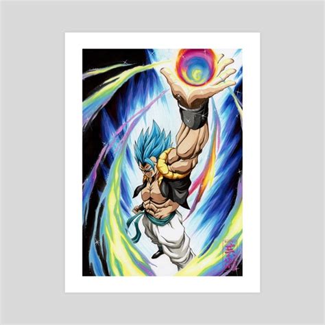 Gogeta Blue Soul Punisher, an art print by CHYTWO ART - INPRNT