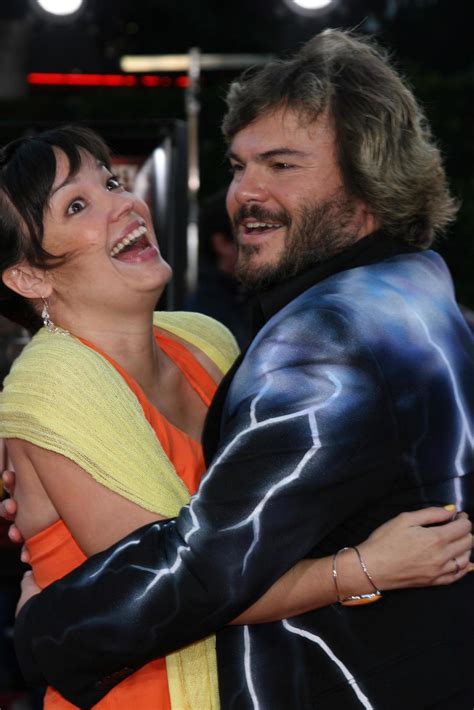 Jack Black Wife Tanya Haden arriving at Tropic Thumder Premiere at the