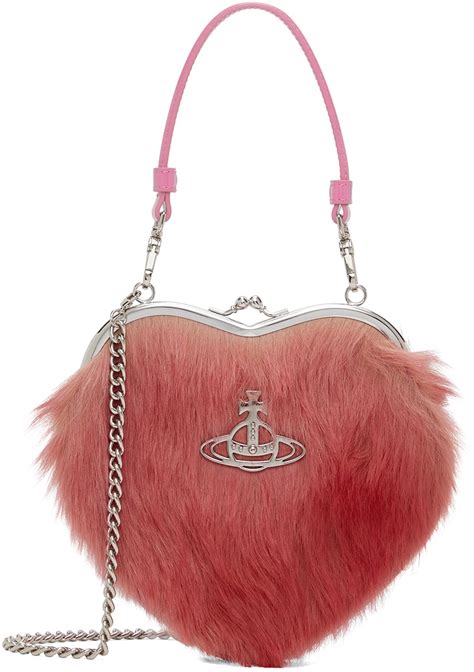 Vivienne Westwood Pink Belle Heart Frame Bag Vivienne Westwood