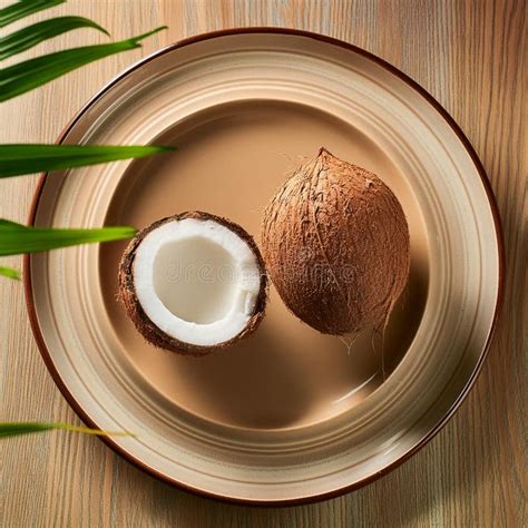 AI Generated Coconut Cocos Nucifera Fruit Food Stock Illustration ...