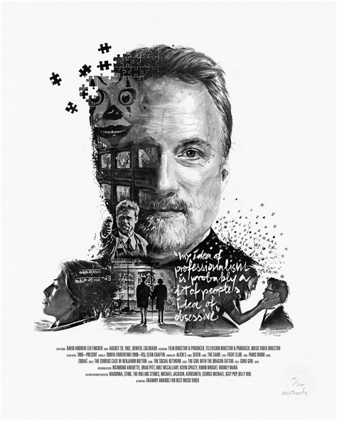 David Fincher par Julian Rentzsch | Movie posters minimalist, Movie ...