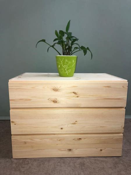 Комод IKEA Ивар деревянный с выдвижными ящиками, 80x50x58 см купить c ...