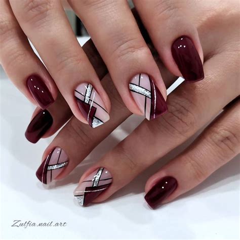 Дизайн ногтей — Фото | OK.RU | Maroon nails, Manicure, Red nails