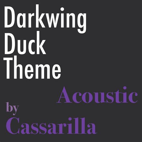 Darkwing Duck Theme Acoustic - Single. Музыка, саундтрек из игры ...