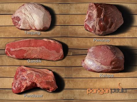 mengenal bagian daging sapi  olahan  tepat panganpedia