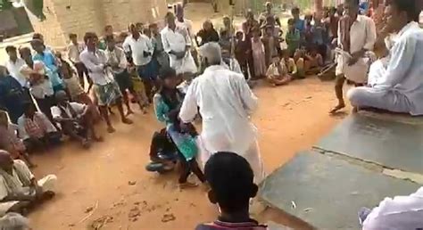 anantapur villagers turn spectators  minors  thrashed  eloping