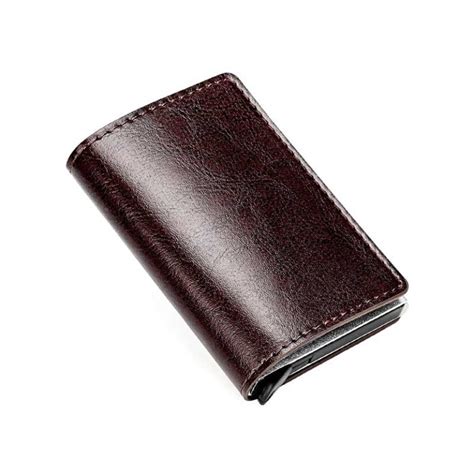 Leather Wallet with RFID protection