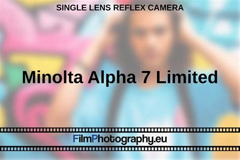 Minolta Alpha 5000 - Guide for the camera