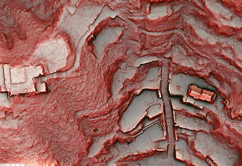 超解像度赤色立体地図 | アジア航測の先端技術研究所