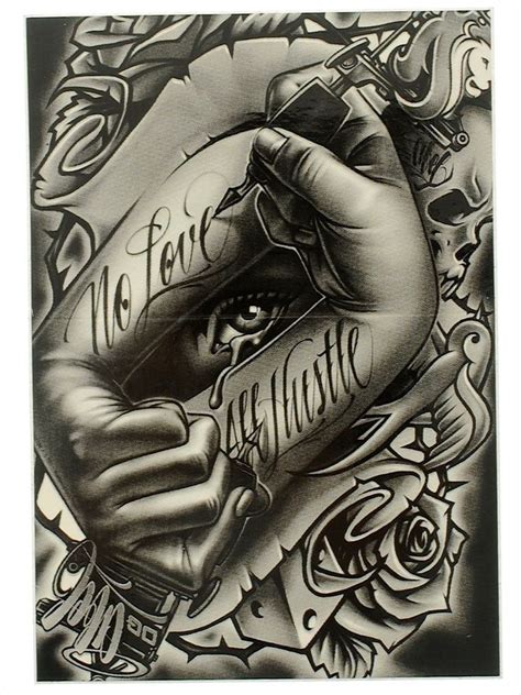 Chicano art tattoos, Line art tattoos, Tattoo drawings