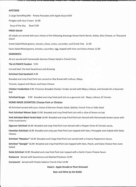 Taste Of Europe Bistro