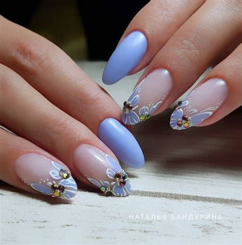 120+ Oval shaped French tip nails 2018 | Nail shapes, Bling nails, Nails