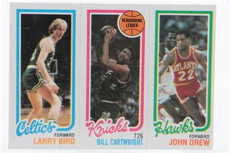 1980 Larry Bird Topps Rookie Card, Perforated Version | EBTH