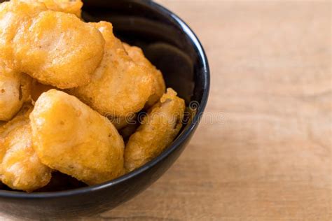 Chicken nuggets with sauce stock photo. Image of golden - 152016618