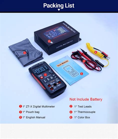 Đồng hồ vạn năng số ZOTEK/ZOYI ZT-X True RMS | Điện Tử HTE