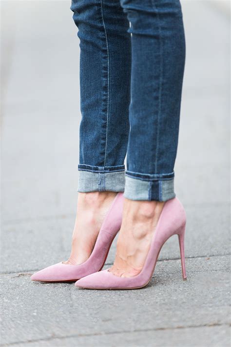 pink color heels 1