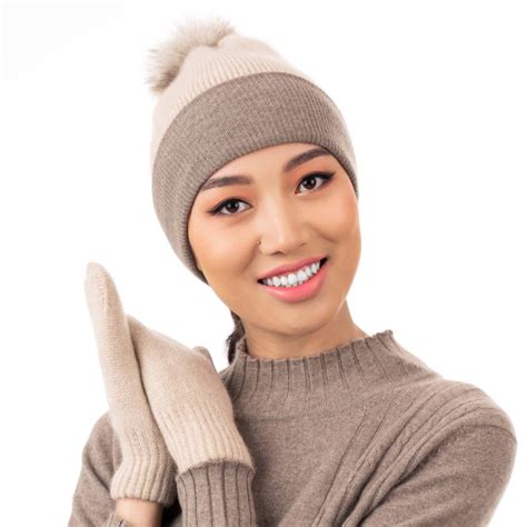 Brown Cashmere Hat | Mongulai
