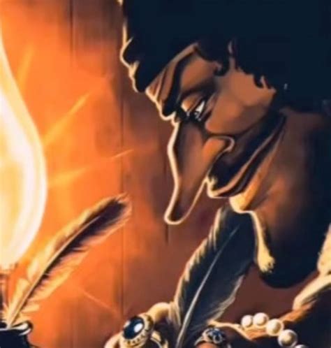 Blackbeard writing 