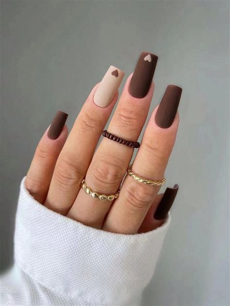 Fall nails inspo | Autumn nails | Brown nails inspo | Brown nails