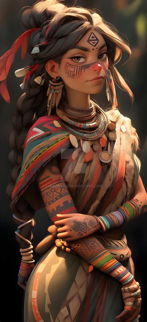 South American Indigenous Woman by gnuman12 on DeviantArt