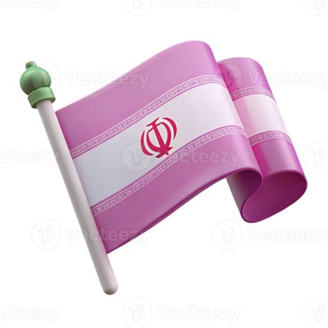 waving pink flag  symbol  png
