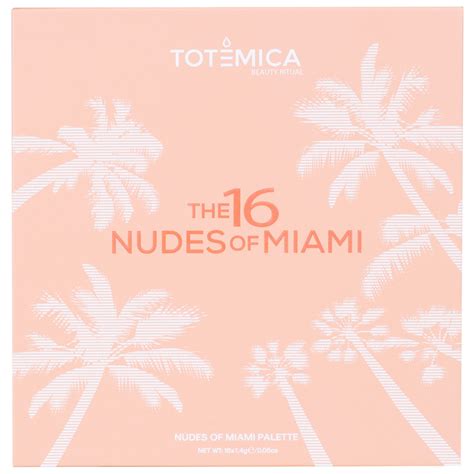 The 16 Nudes Of Miami Palette - Totemica | Wholesale Makeup