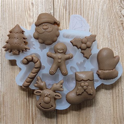 Молд Новогодний микс купить в интернет-магазине Brilliant Mold.