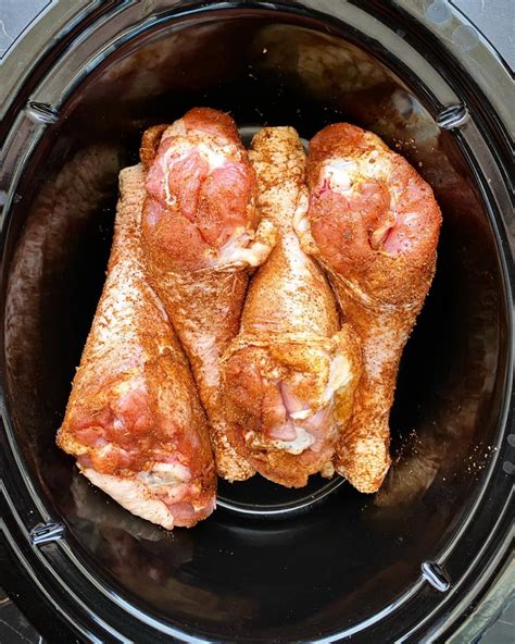 Slow Cooker Turkey Legs + VIDEO - Fit Slow Cooker Queen