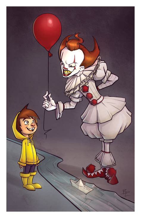 Pennywise and Georgie IT Movie Print 11X17 | Etsy